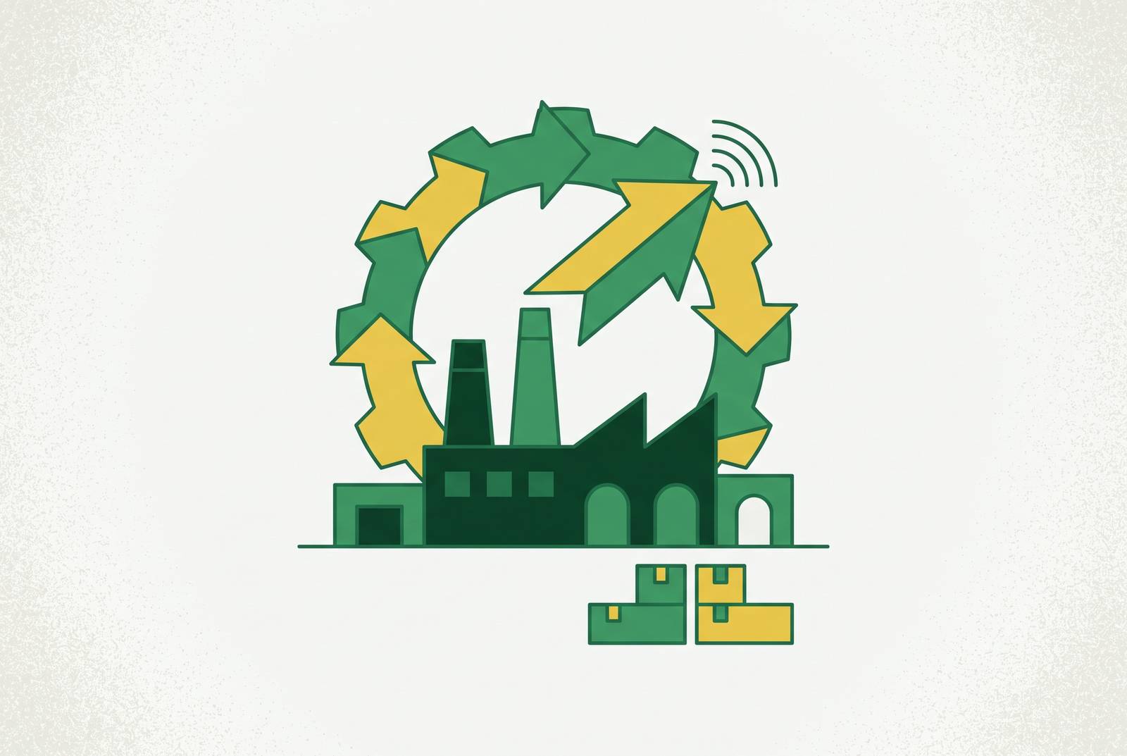 Cover illustration for “Industrial Sales Outreach Timing Aligned to Manufacturing Plant Cycles”