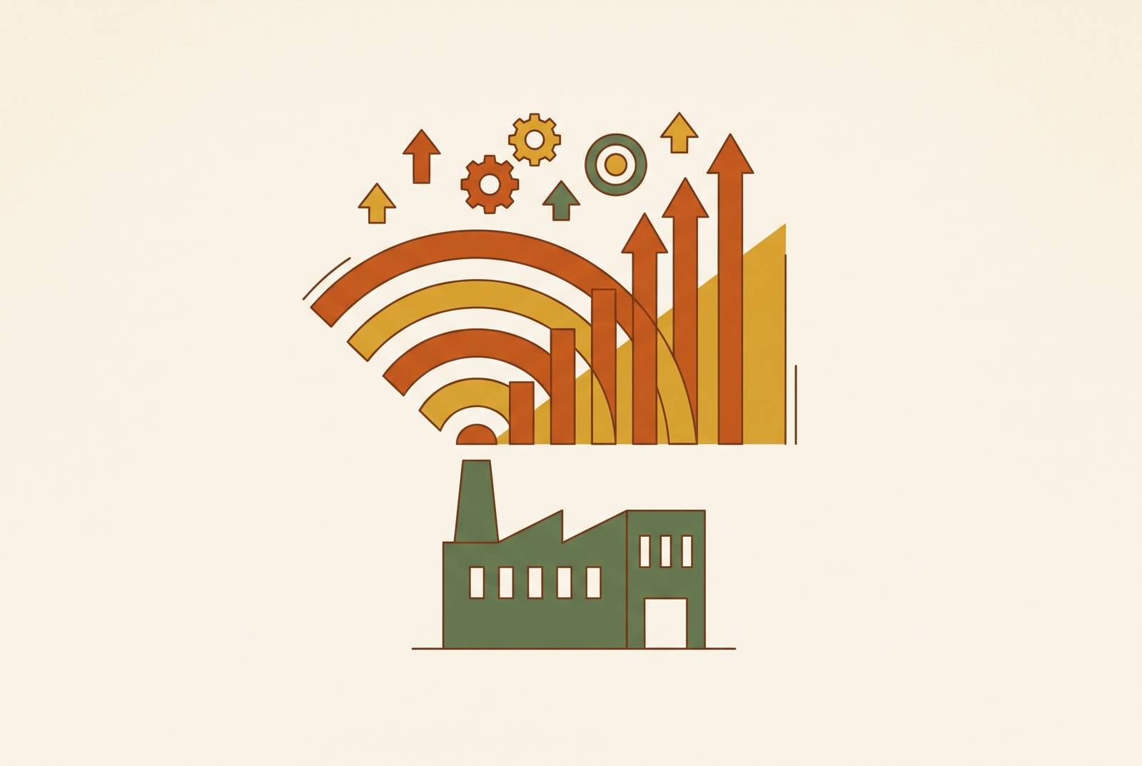 Cover illustration for “Demand Signals That Indicate a Manufacturer Is Ready to Buy”