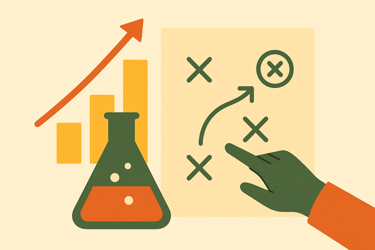 Cover illustration for “Strategic Planning Examples in Specialty Chemical Distribution”
