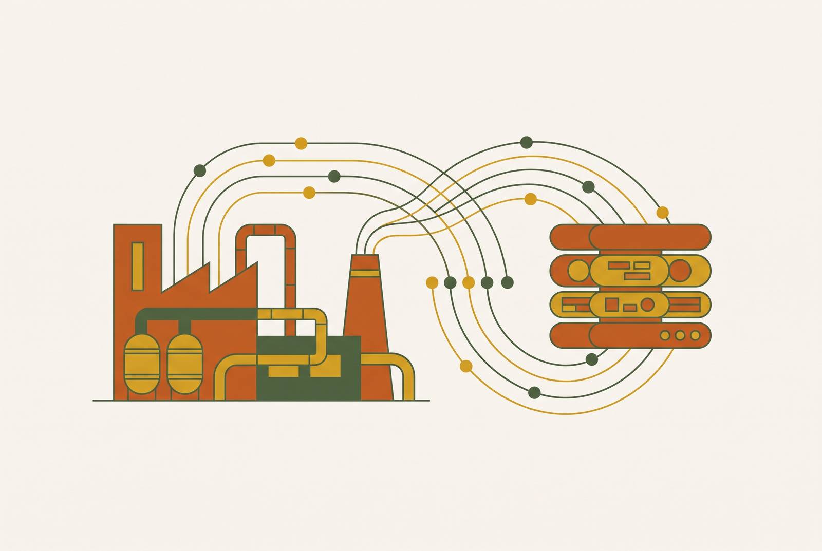 Cover illustration for “Enriching Salesforce with Manufacturing Facility Data”