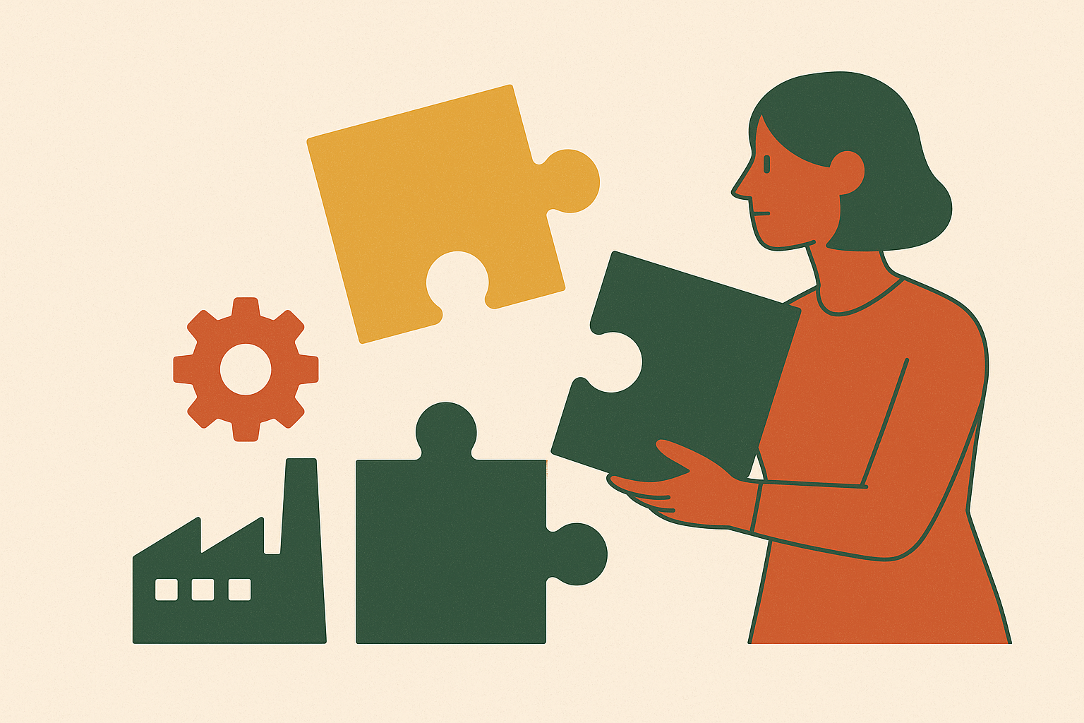 Cover illustration for “B2B Marketing Strategy for Manufacturing Suppliers”
