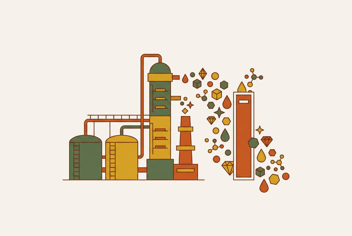 Cover illustration for “Why NAICS Codes Fail to Describe What a Plant Actually Makes”