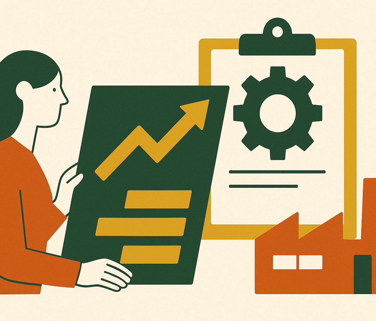 Cover illustration for “How to Build a Sales Strategy When Your Customers Are Manufacturers”