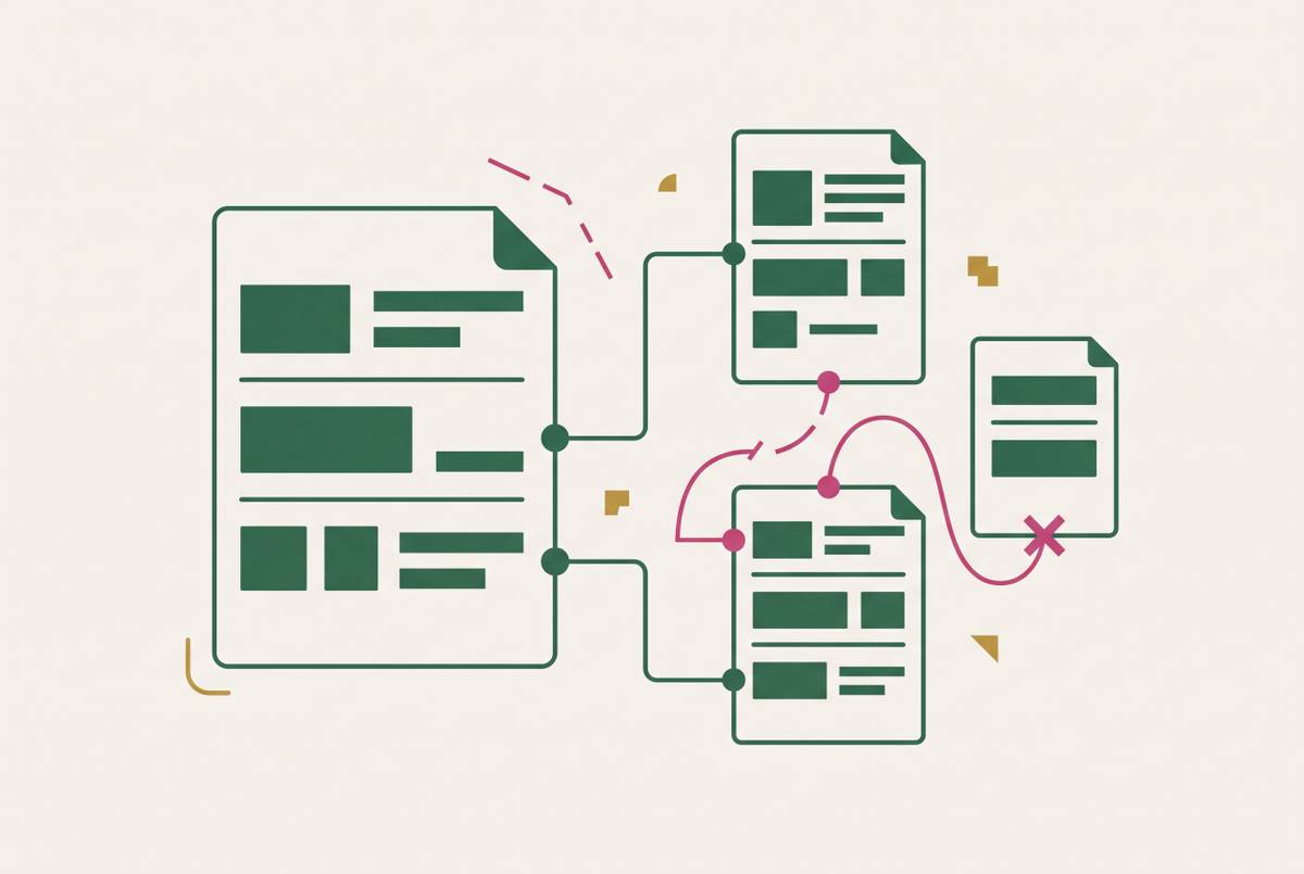 Cover illustration for “Field Relationship Errors in Multi-Entity Document Extraction”