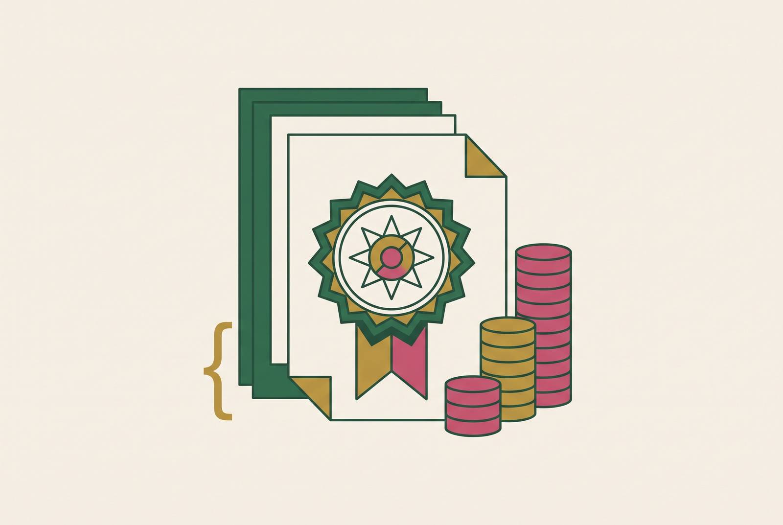 Cover illustration for “Compliance Certification Costs for Self-Built Document AI”
