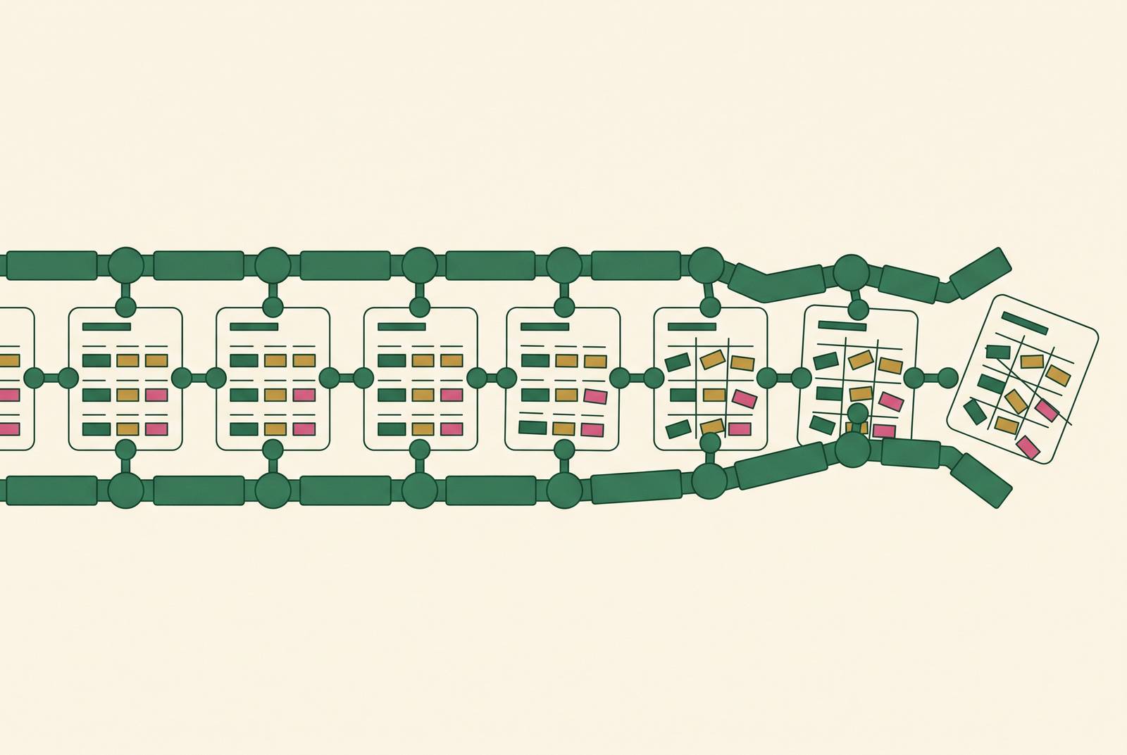 Cover illustration for “Schema Drift in Long-Running Document AI Pipelines”