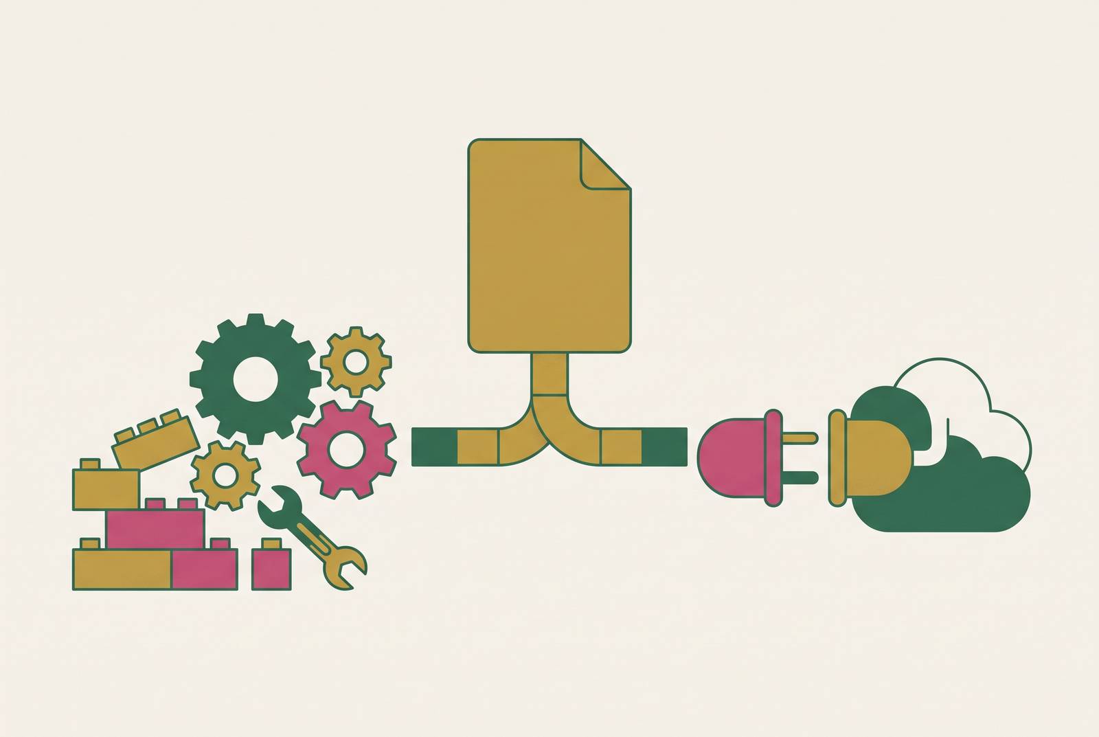 Cover illustration for “When to Build Custom Document Parsing vs. Use an API”