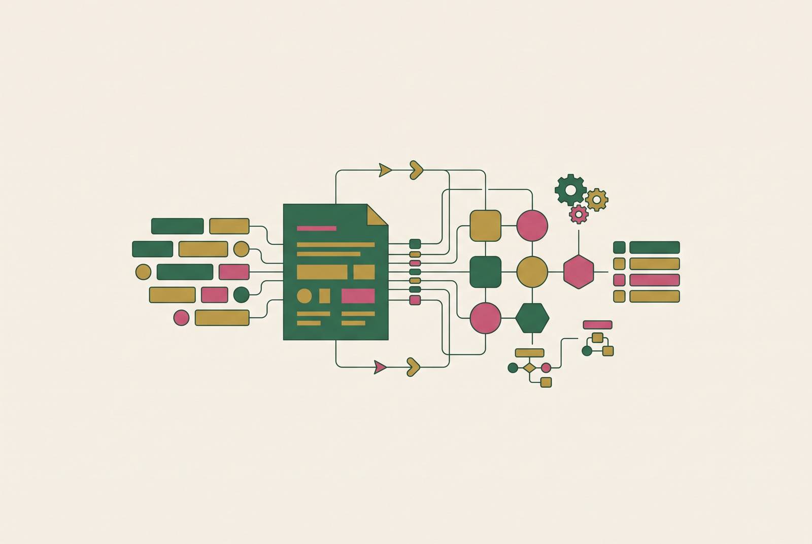Cover illustration for “Extraction API Design Patterns for Agentic Document Workflows”