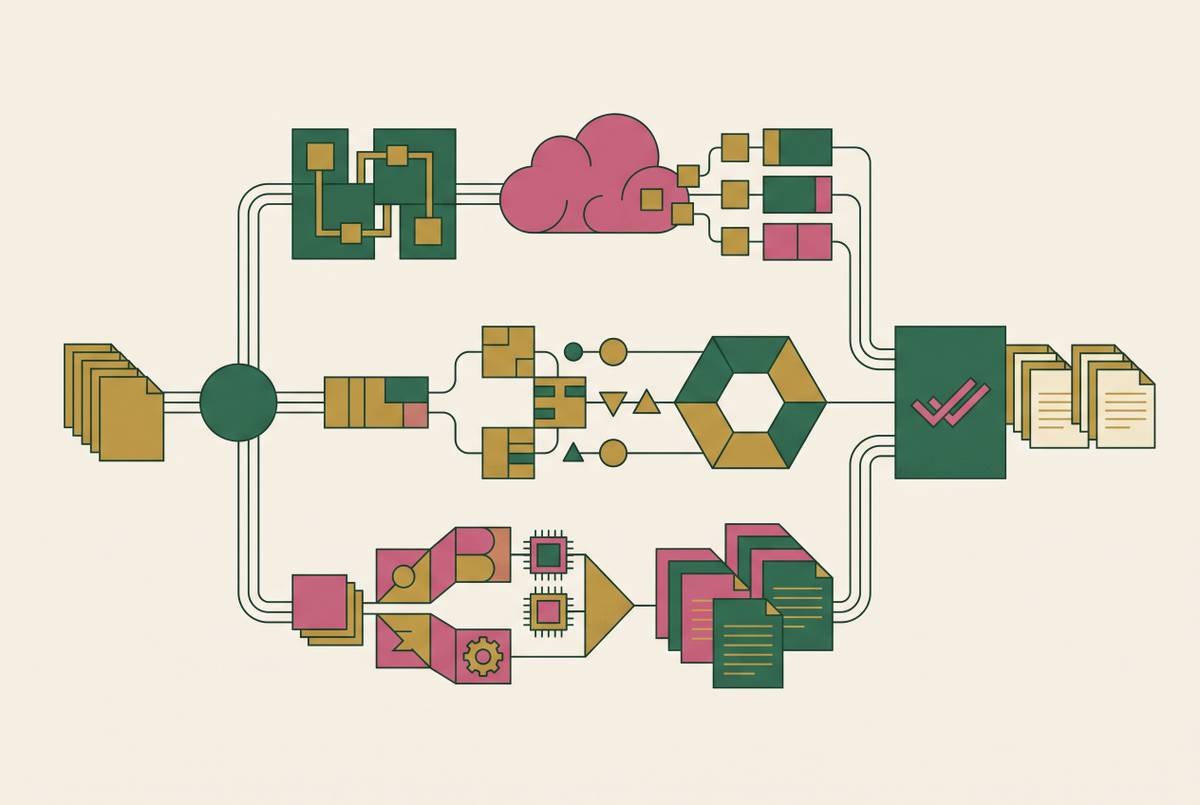 Cover illustration for “Document AI Vendor Landscape for Enterprise Pipelines”