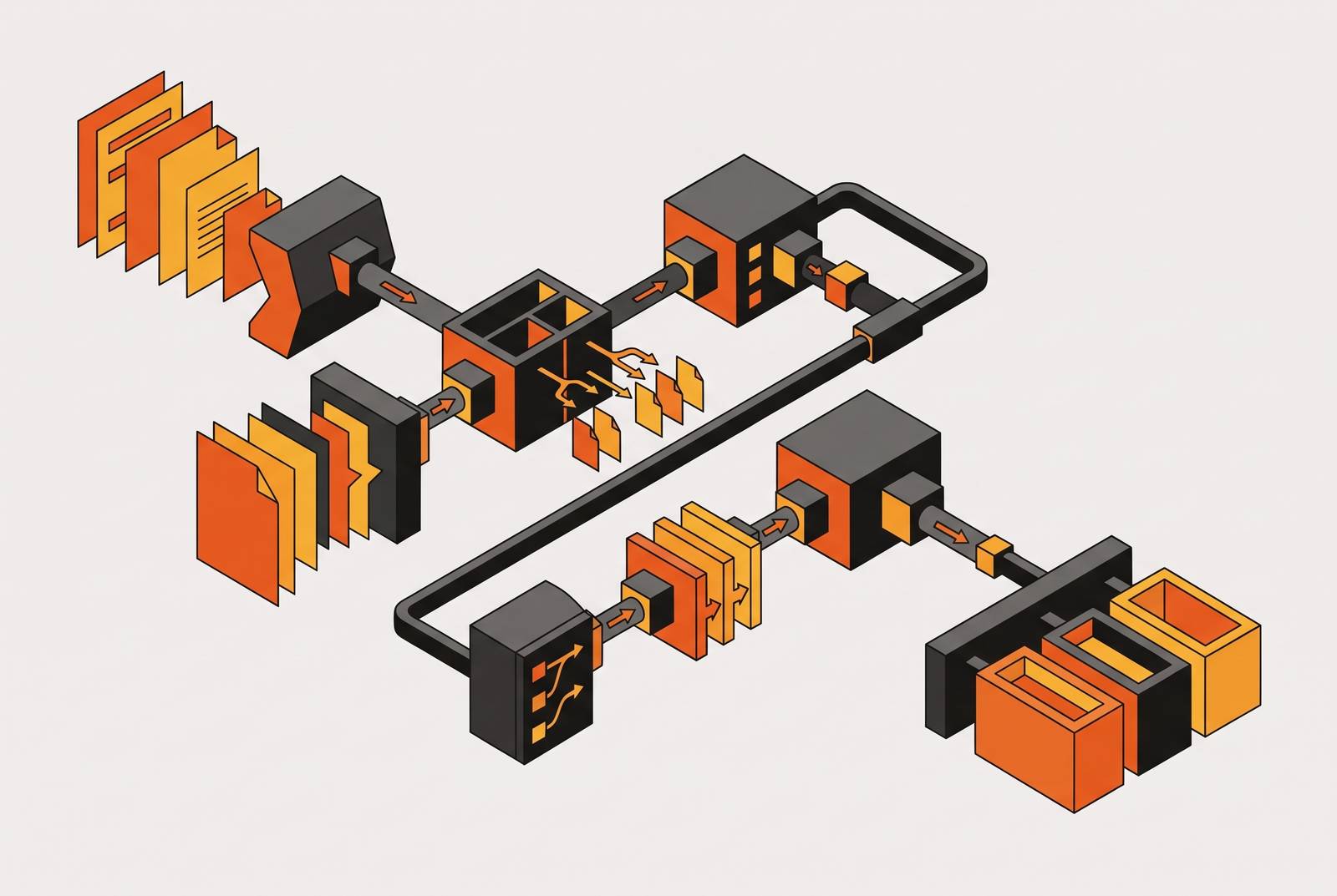 Cover illustration for “Orchestration Patterns for Document Ingestion Pipelines”