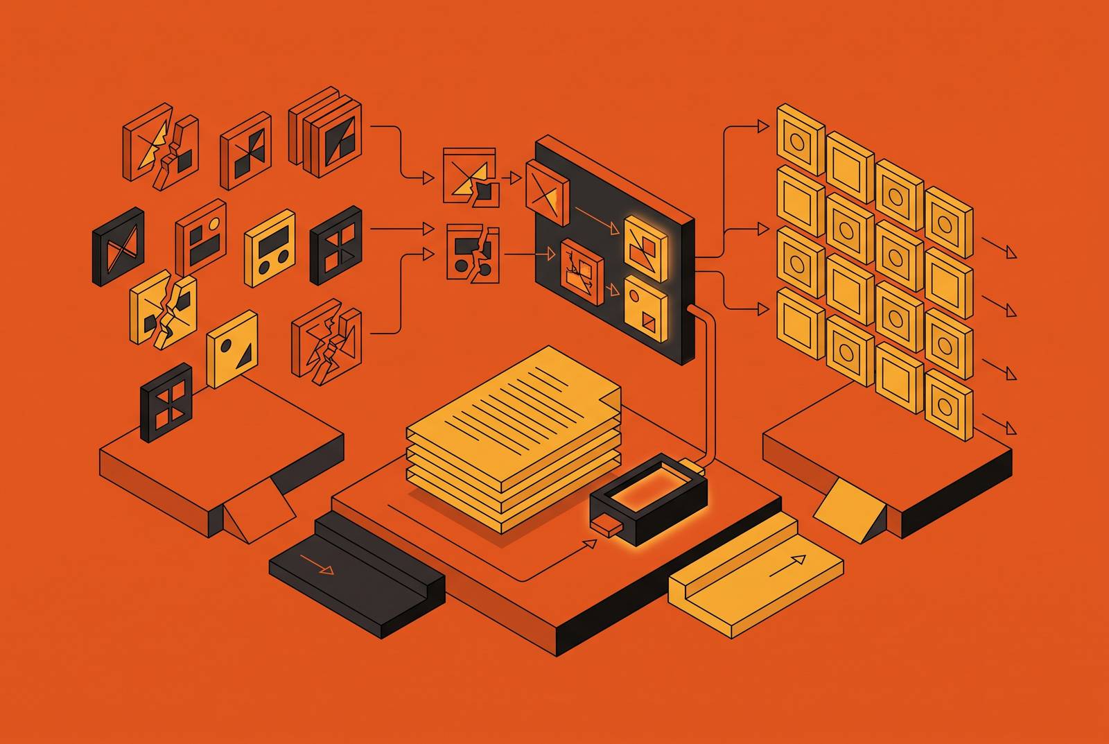 Cover illustration for “Character Encoding and Unicode Normalization Failures in Document Parsing”