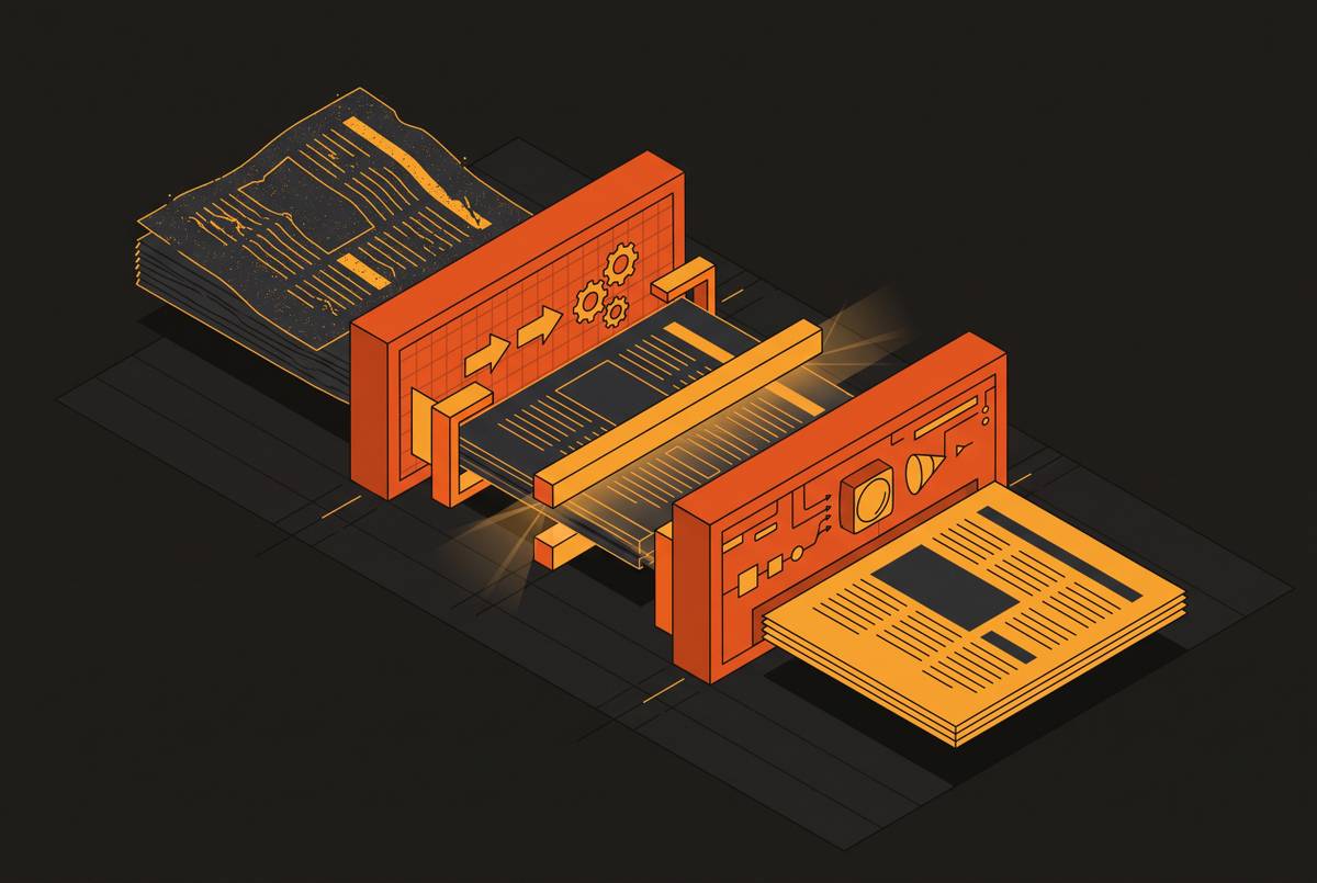 Cover illustration for “Document Image Preprocessing for OCR Accuracy”