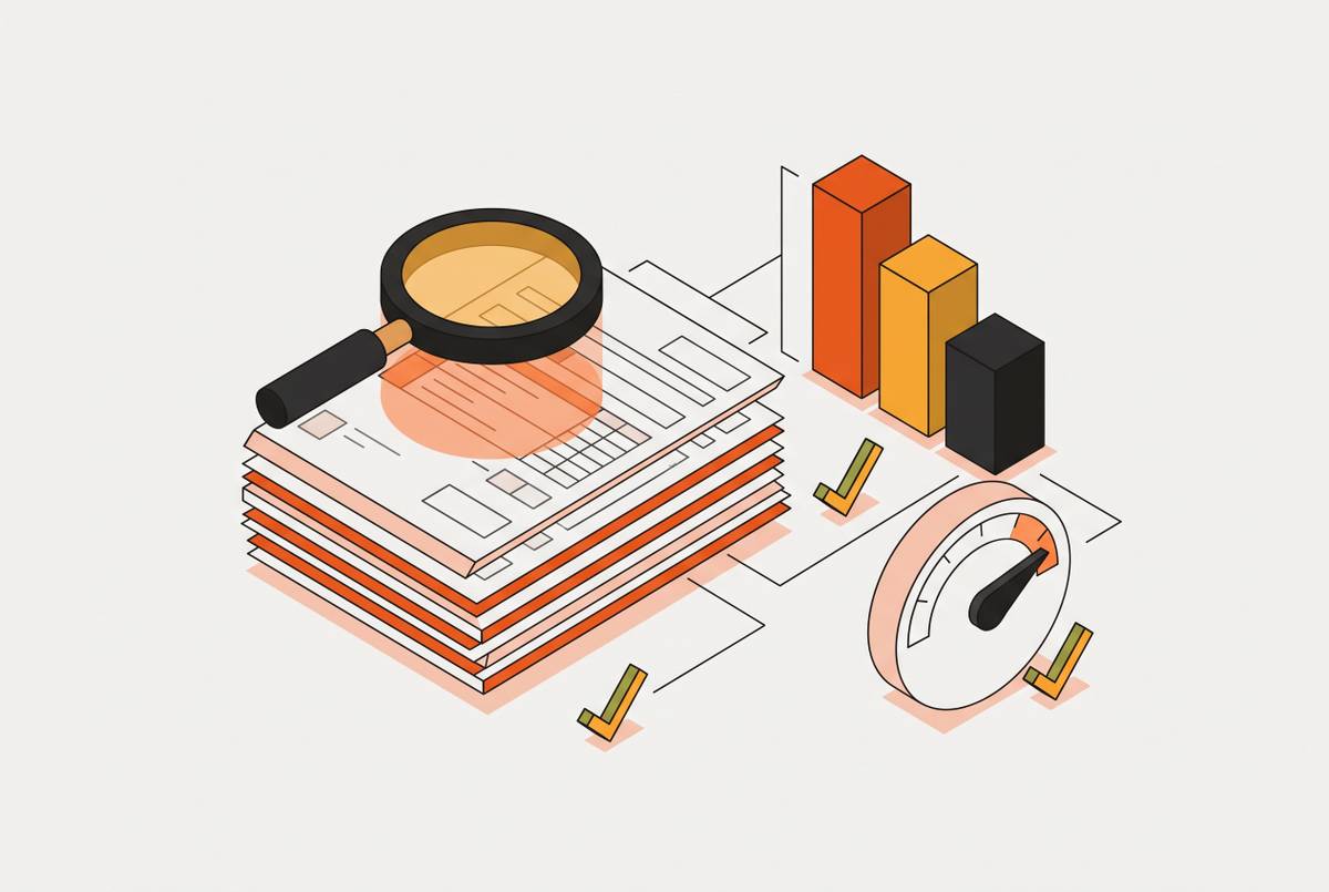 Cover illustration for “Benchmarking Document Extraction Accuracy on Production Document Sets”
