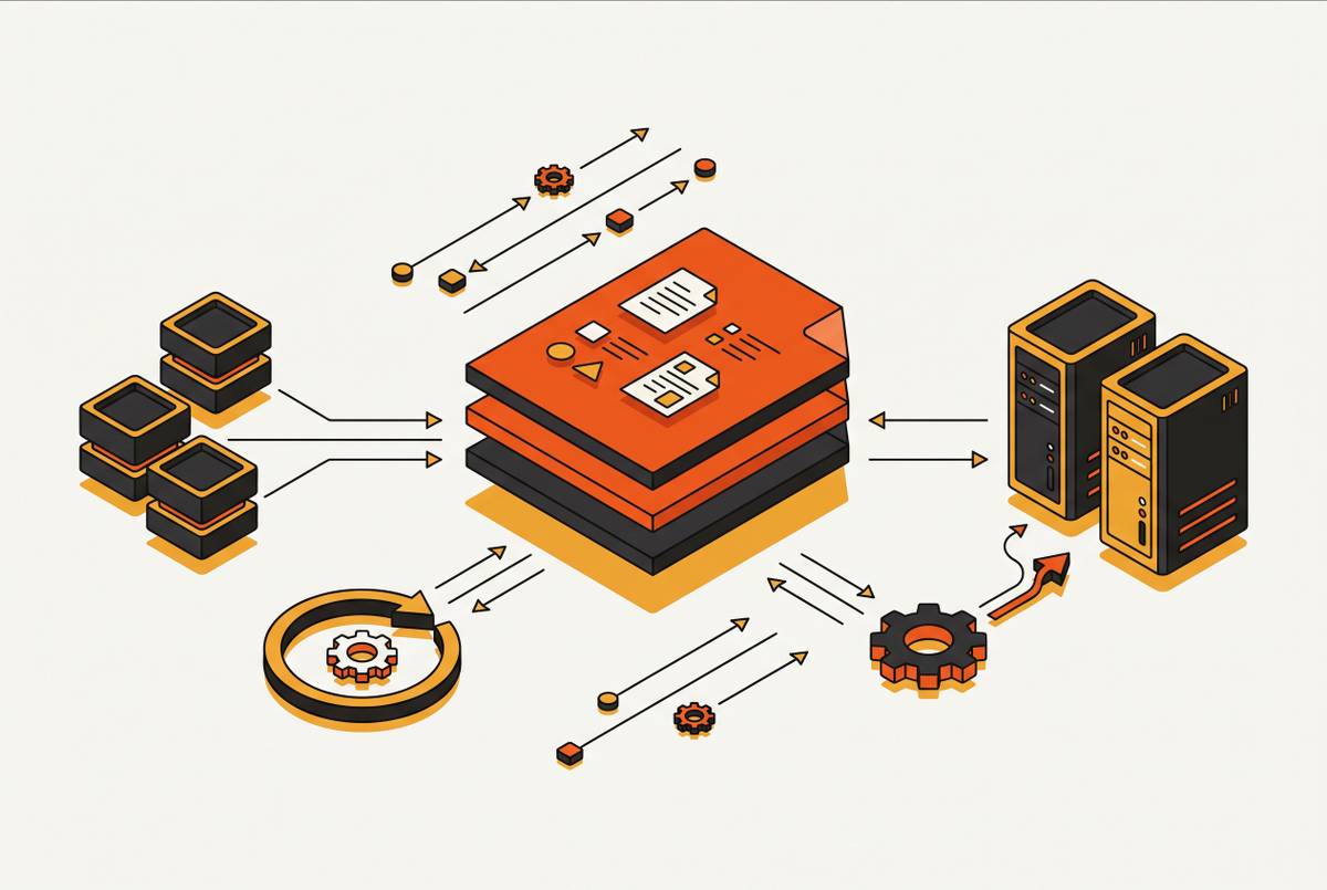 Cover illustration for “Async Document Processing APIs and Webhook Reliability Patterns”