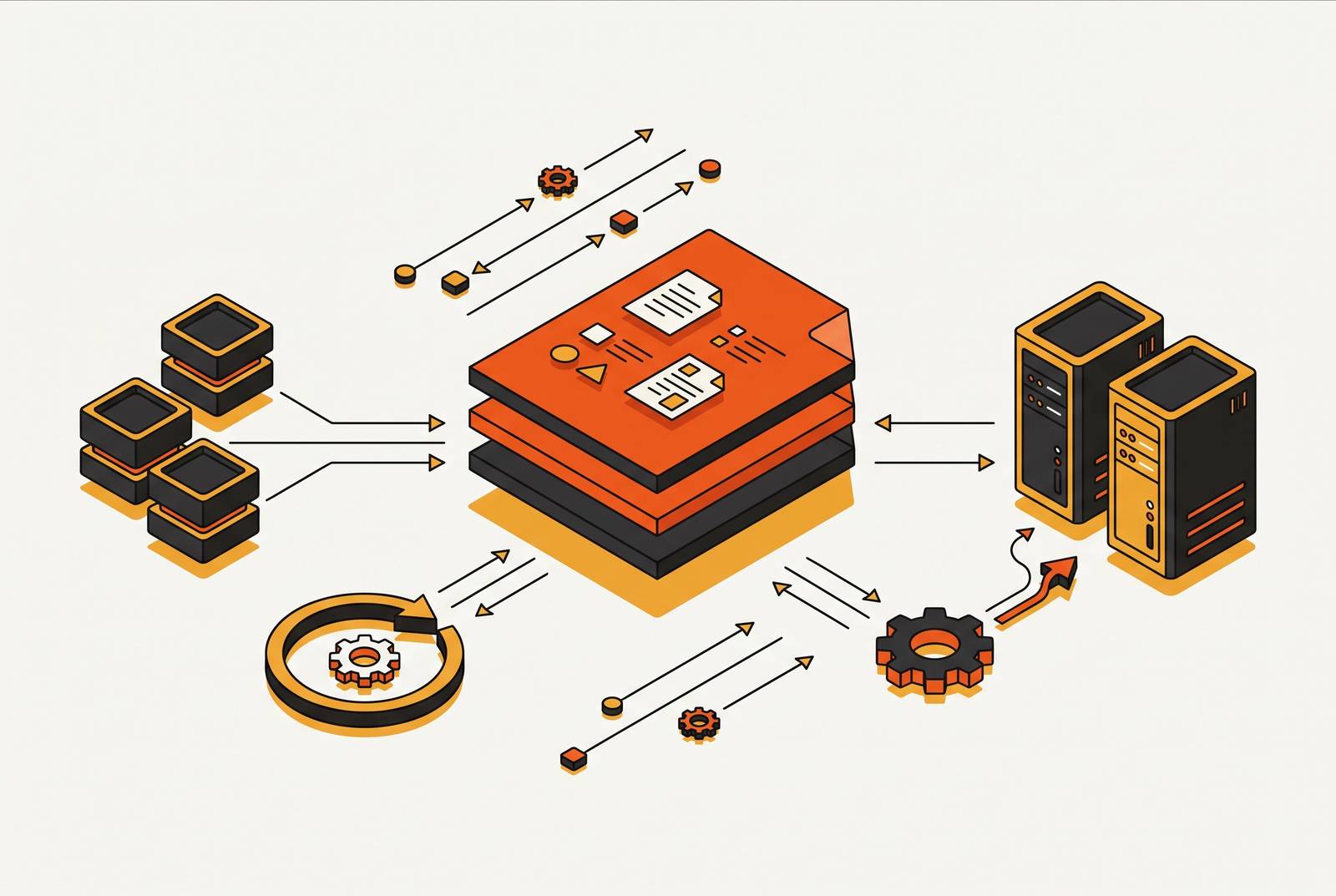 Cover illustration for “Async Document Processing APIs and Webhook Reliability Patterns”