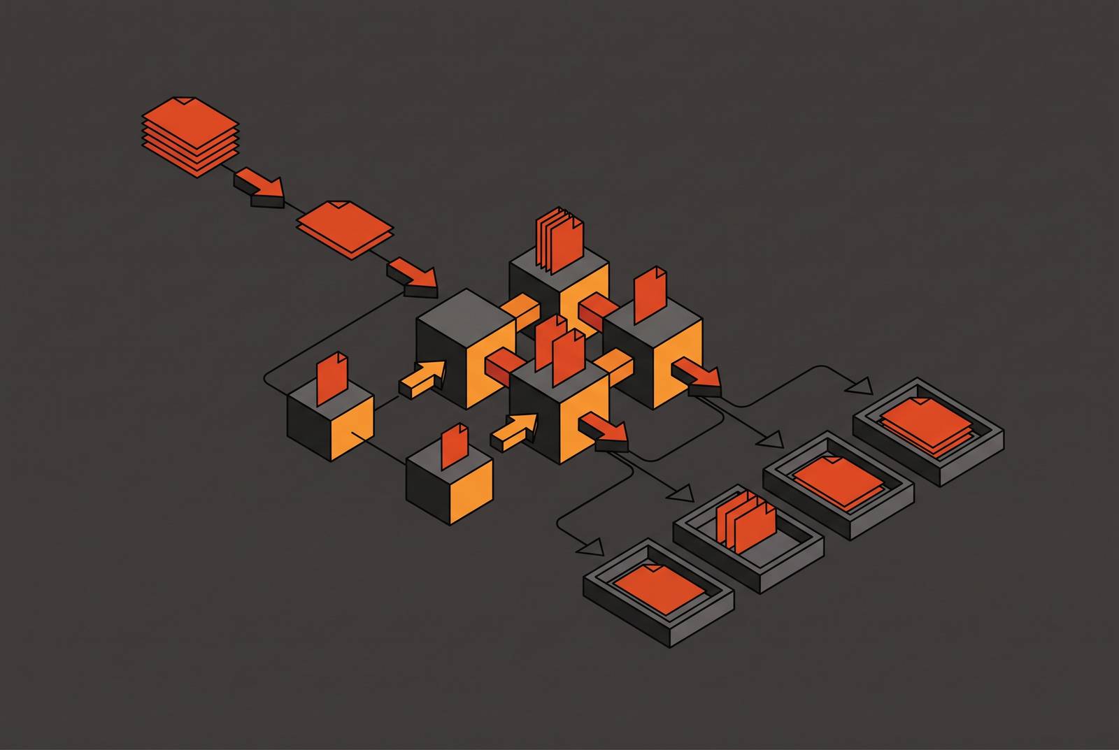 Cover illustration for “Document Routing Logic in Multi-Agent AI Pipelines”