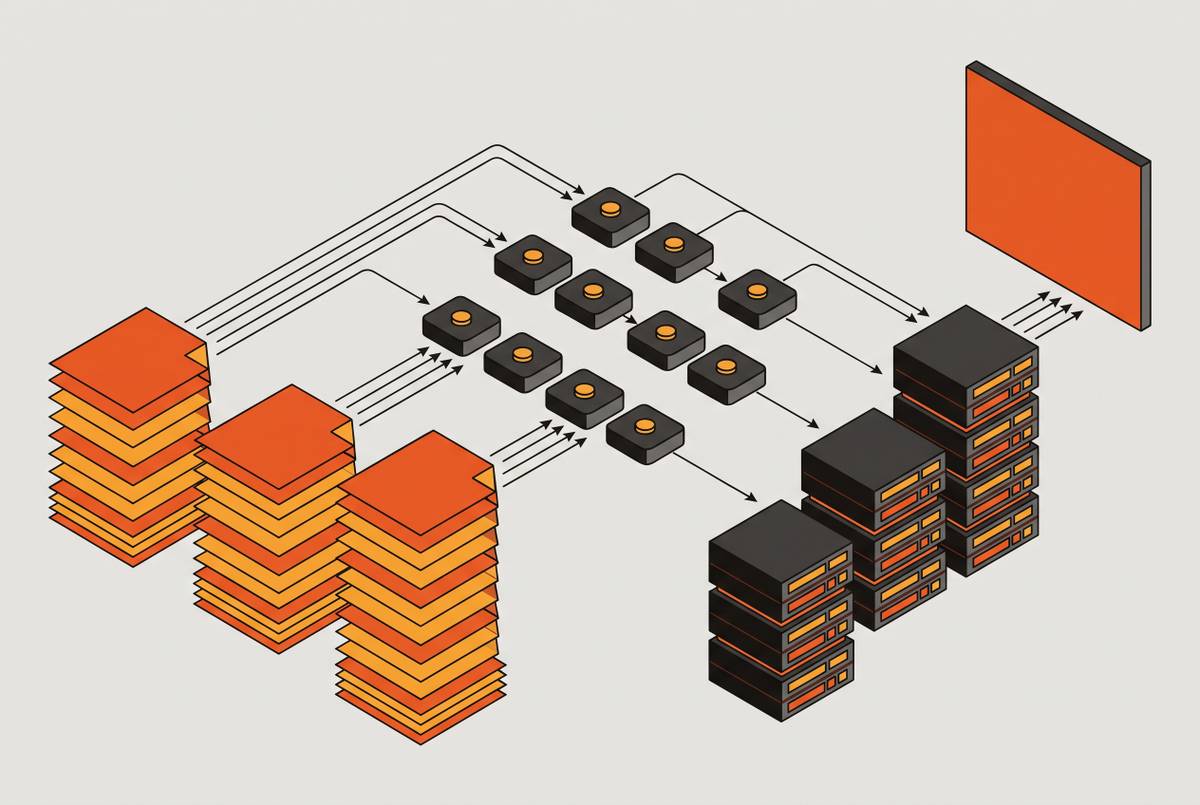 Cover illustration for “PDF Parsing Libraries Compared for ML Pipelines”