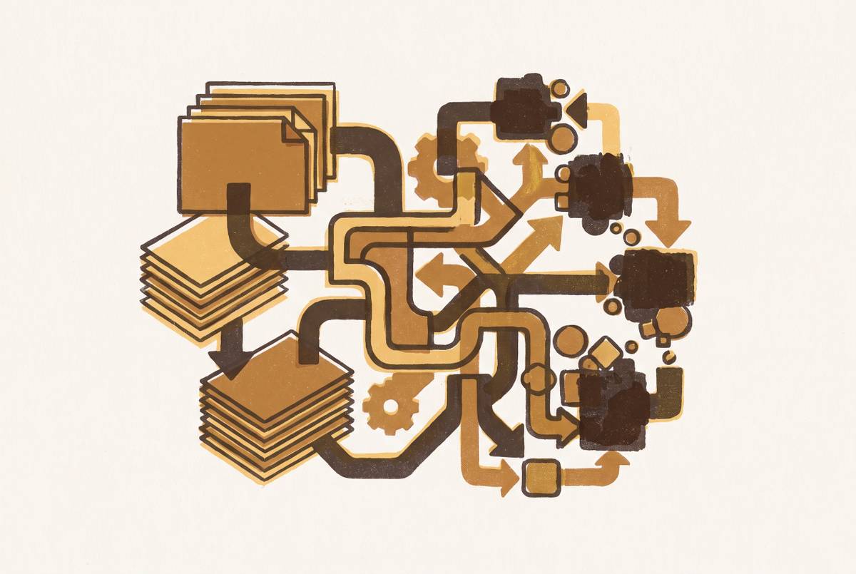Cover illustration for “Rules Engine Debt in Document Extraction Pipelines”