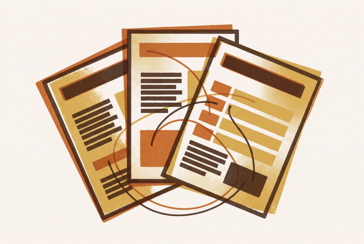 Cover illustration for “Cross-Page Entity Resolution in Multi-Page Contracts and Legal Documents”