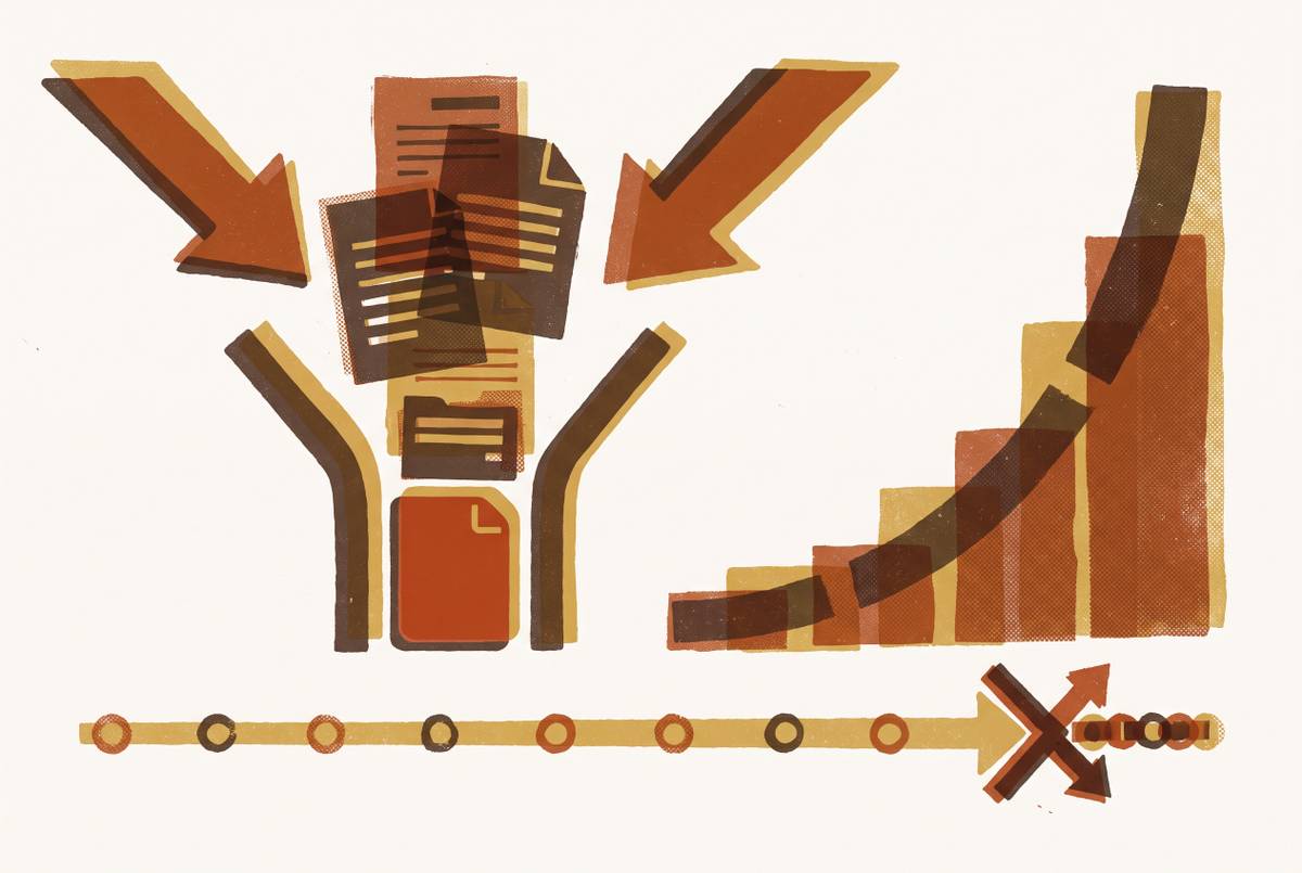Cover illustration for “Cycle Time Compression ROI in Underwriting and Onboarding”