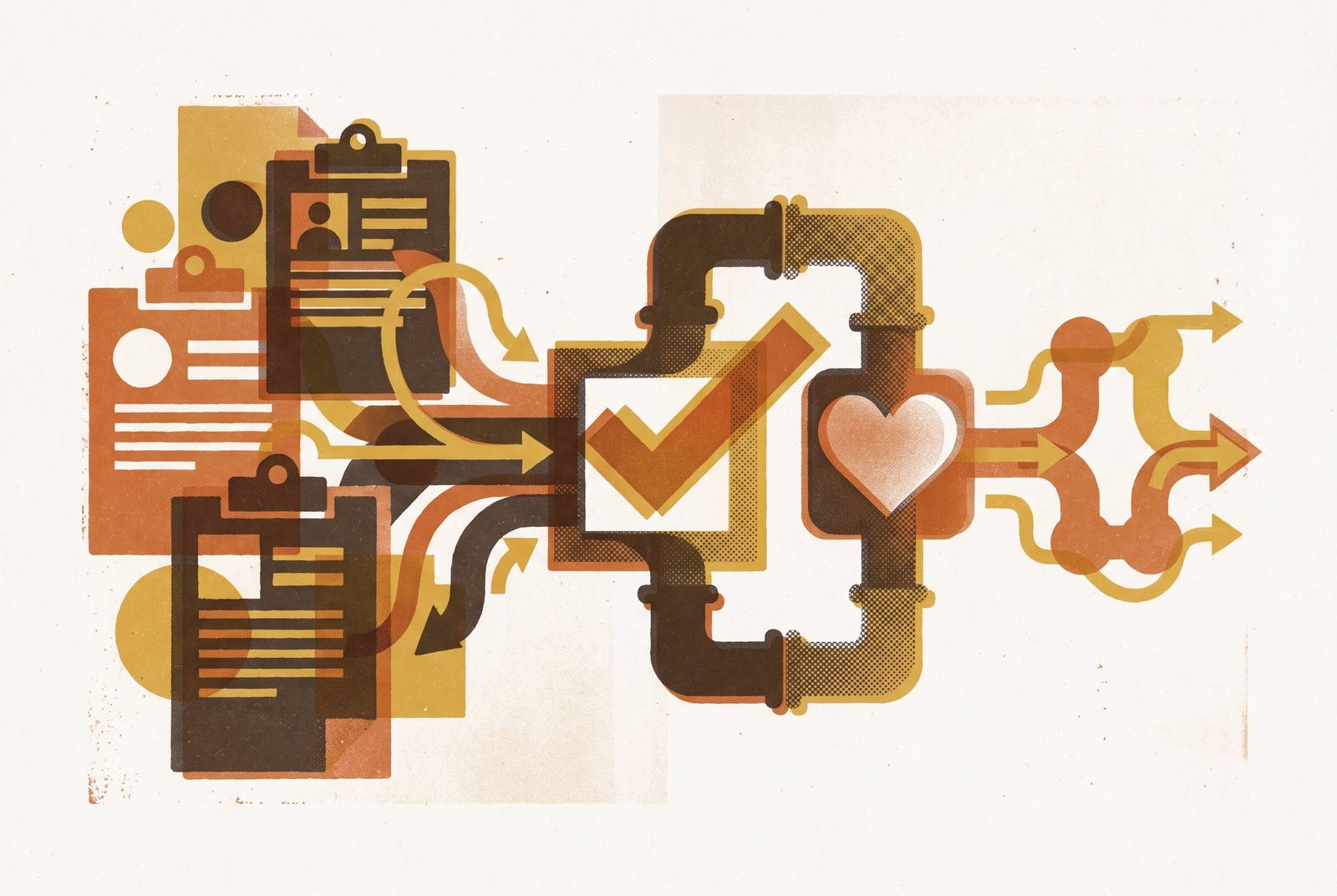 Cover illustration for “AI-First Patient Intake and Prior Authorization Workflow Design”