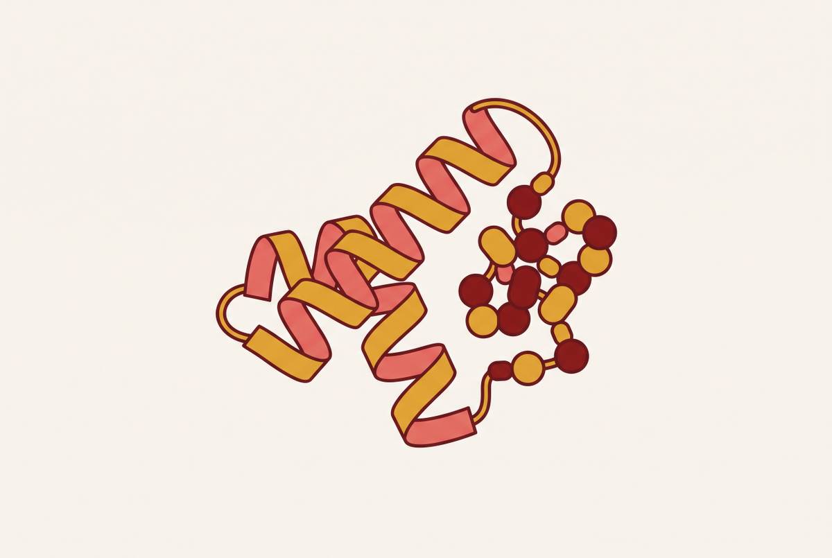 Cover illustration for “Higher-Order Structure Characterization of Therapeutic Peptides”