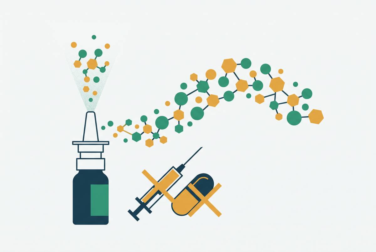 Cover illustration for “Intranasal GLP-1 Delivery as the Clinical Bridge for Needle-Averse Patients Who Fail Oral Semaglutide”