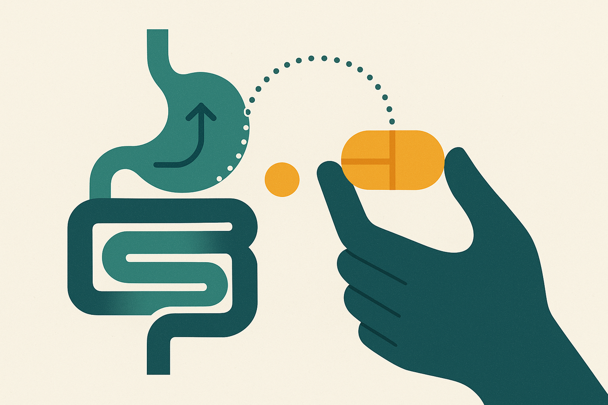 Cover illustration for “Oral Semaglutide Bioavailability and Absorption Limitations”