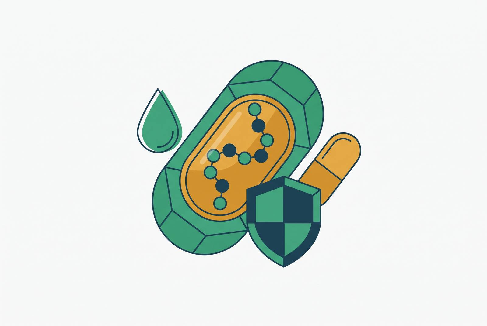 Cover illustration for “Peptide Stability Engineering for Non-Injectable Formulations”