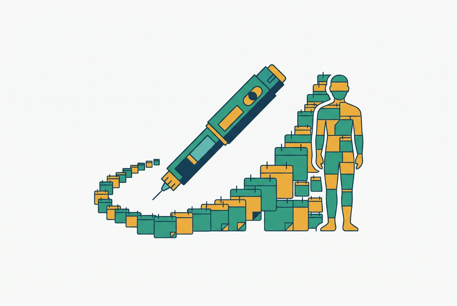 Cover illustration for “GLP-1 Long-Term Side Effects in Chronic Users”