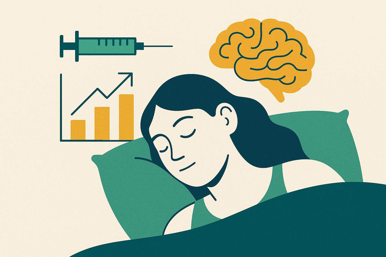 Cover illustration for “GLP-1 Effects on Sleep Architecture and Metabolic Recovery”