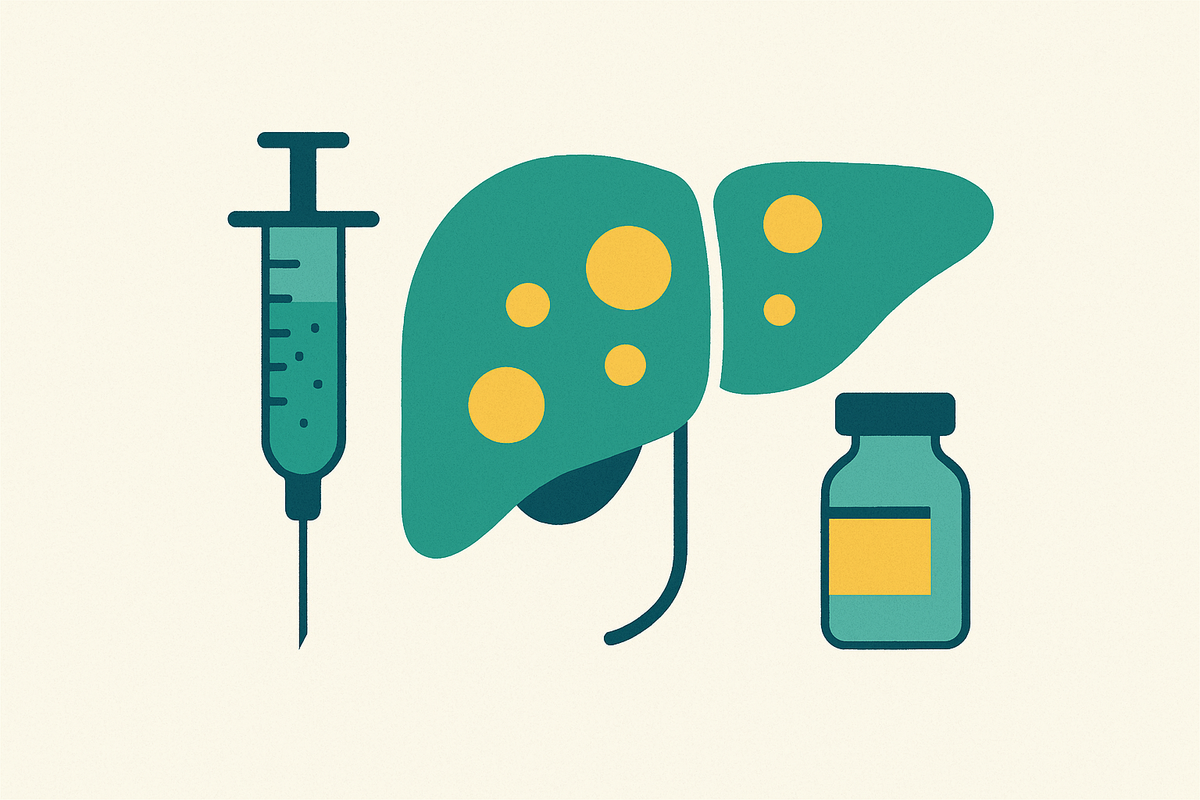 Cover illustration for “GLP-1 Agonists in Non-Alcoholic Fatty Liver Disease”