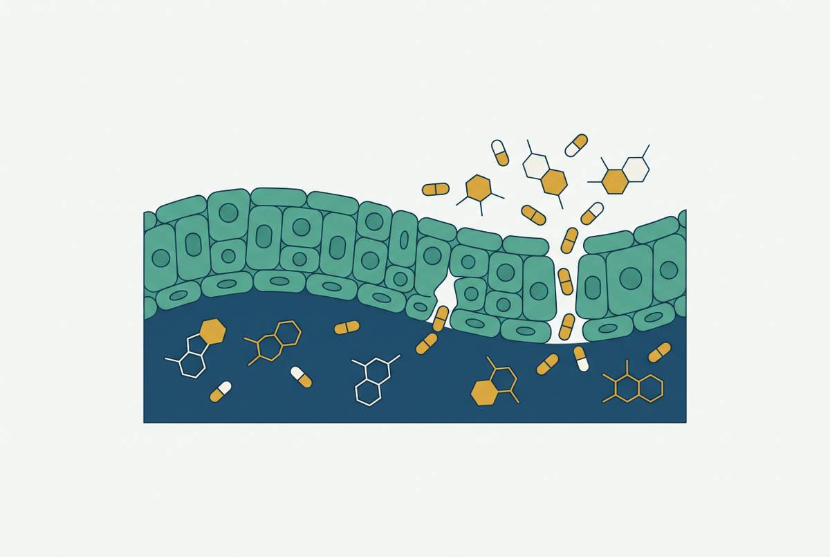Cover illustration for “Drugs That Can Cross the Blood-Brain Barrier”