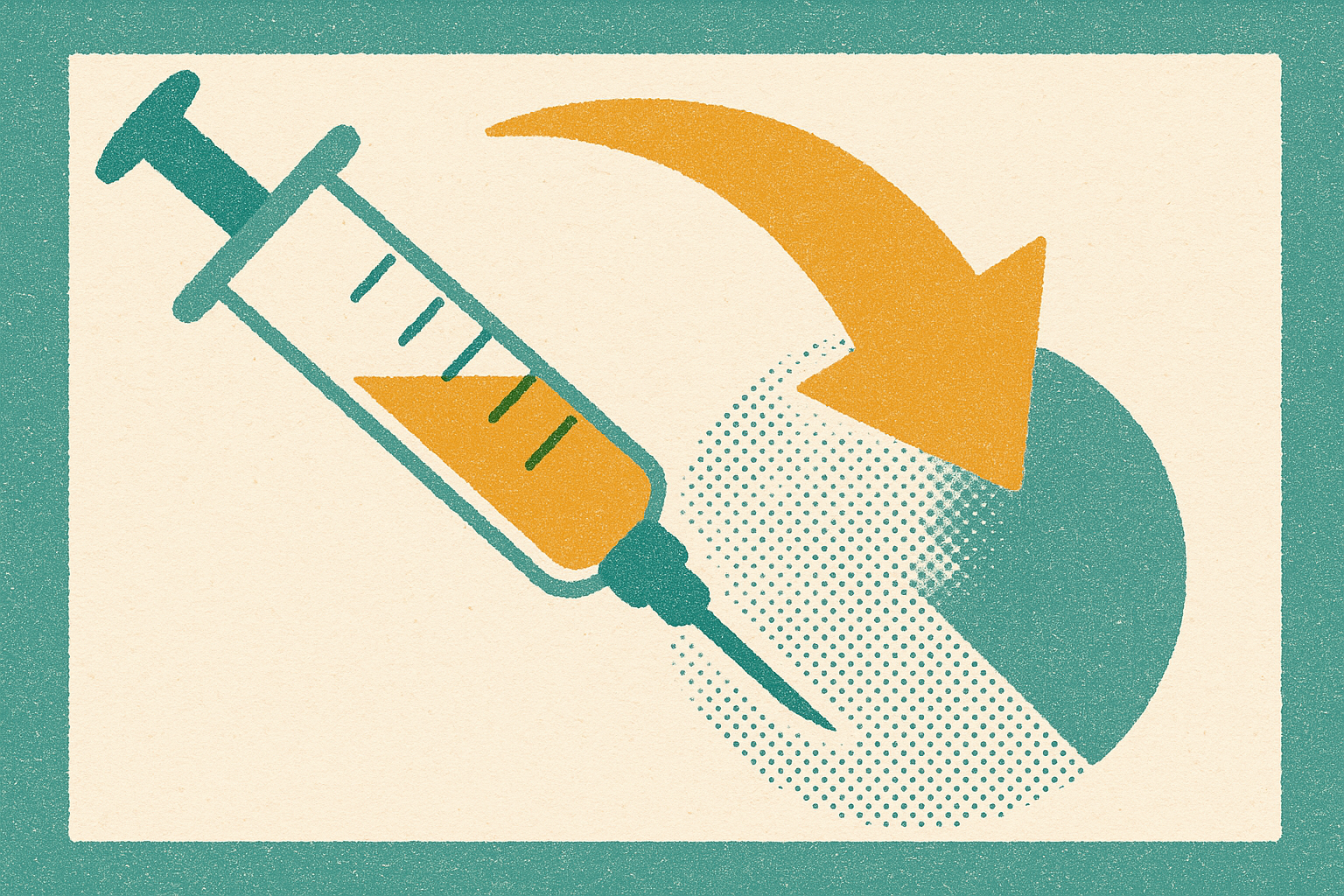 Cover illustration for “GLP-1 Agonist Dropout Rates and Adherence Data”