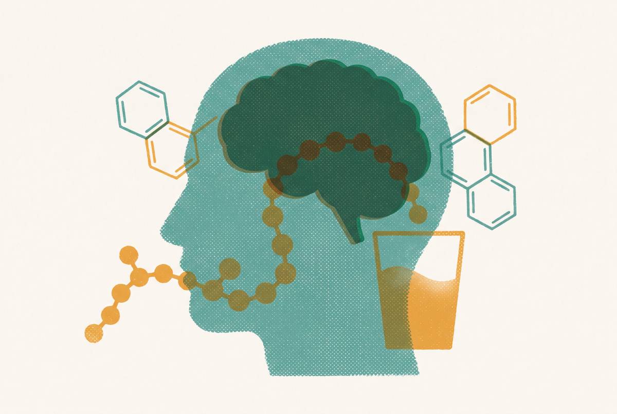 Cover illustration for “Preclinical Evidence for GLP-1 Agonists in Alcohol Use Disorder”