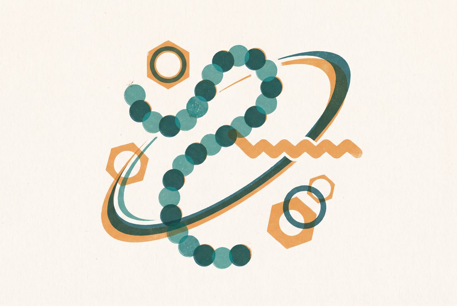 Cover illustration for “Peptide Half-Life Engineering in GLP-1 Analogs”