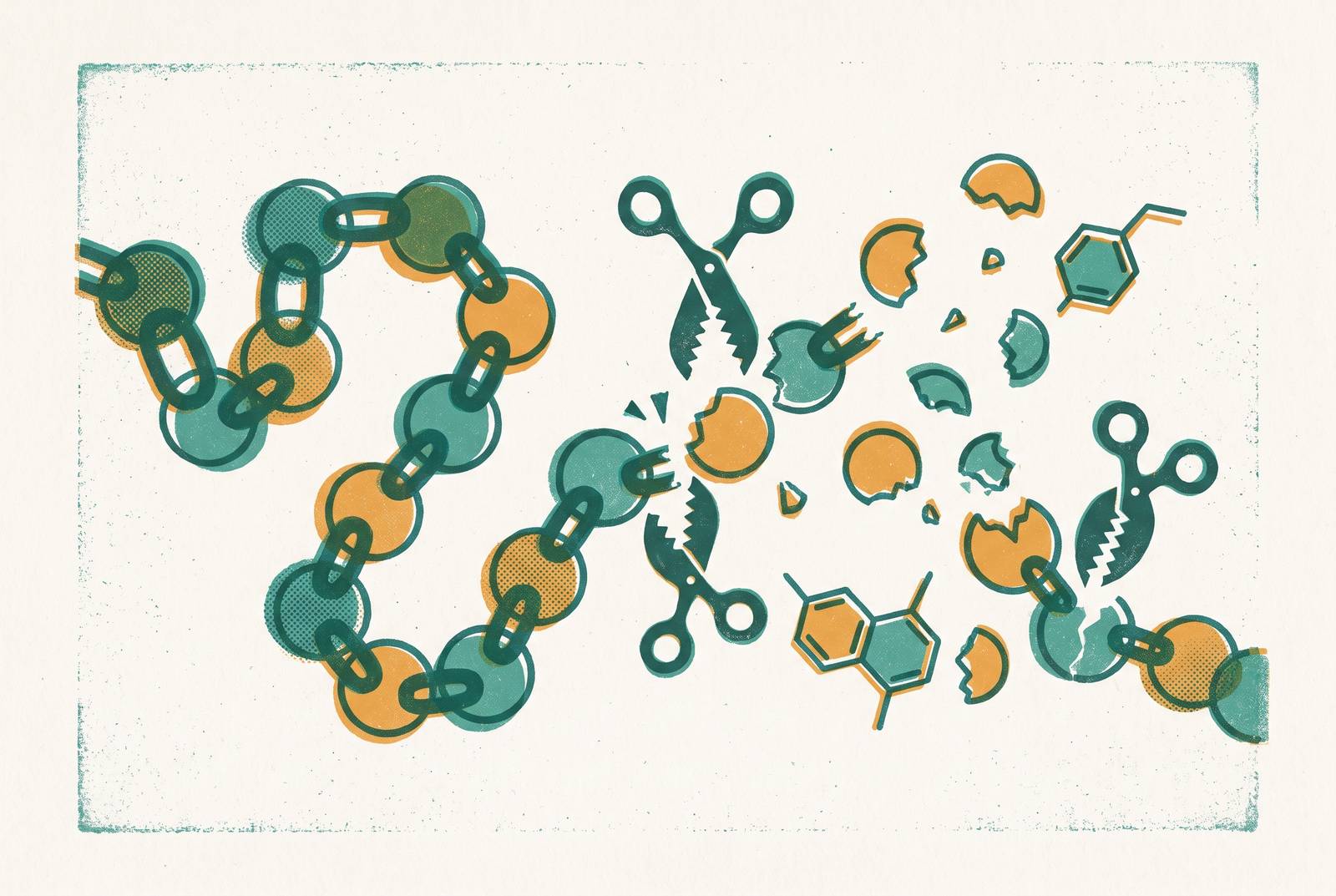 Cover illustration for “GLP-1 Peptide Degradation Pathways and Stability Challenges”