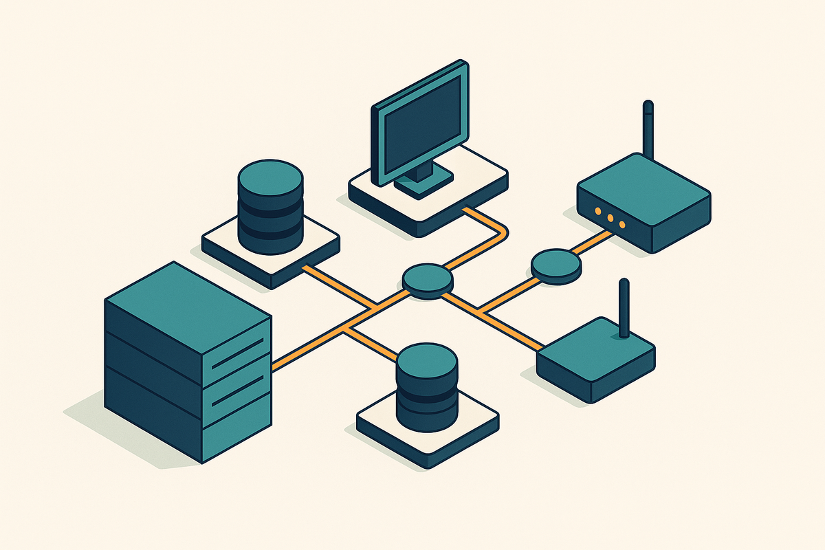 Cover illustration for “Logical Network Topology in Service Provider Design”