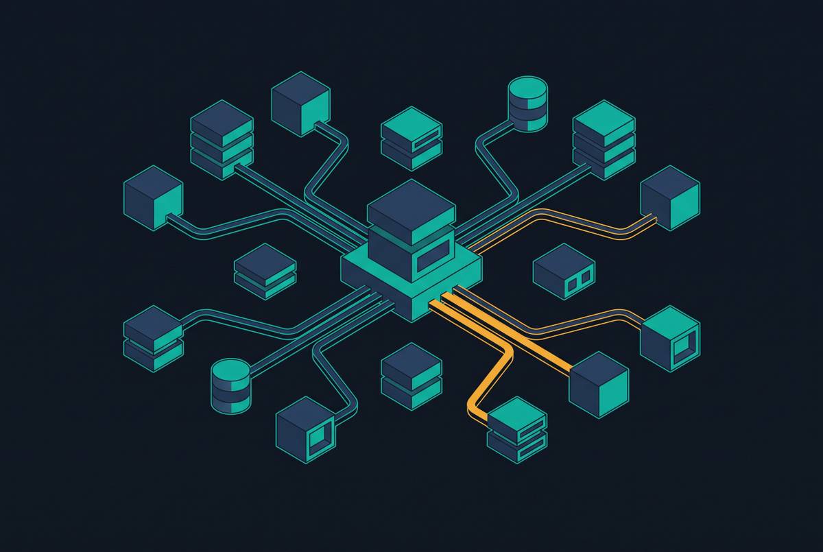 Cover illustration for “Topology Discovery and Reconciliation in Carrier OSS”