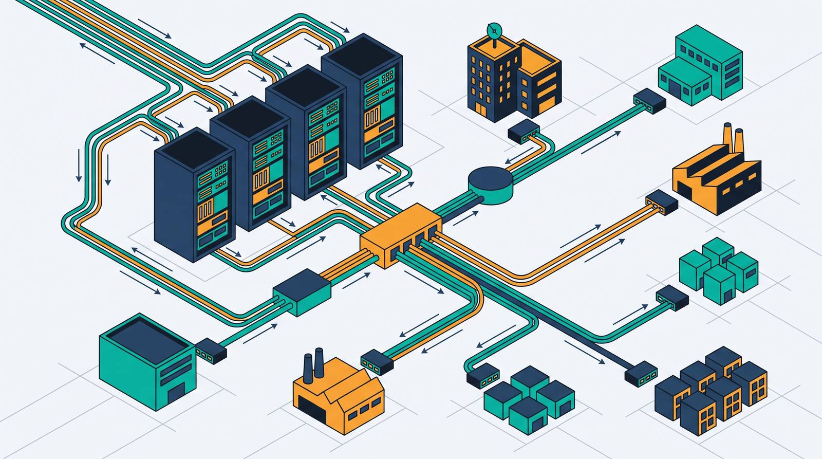 Cover illustration for “Dedicated Internet Access Provisioning at Scale”