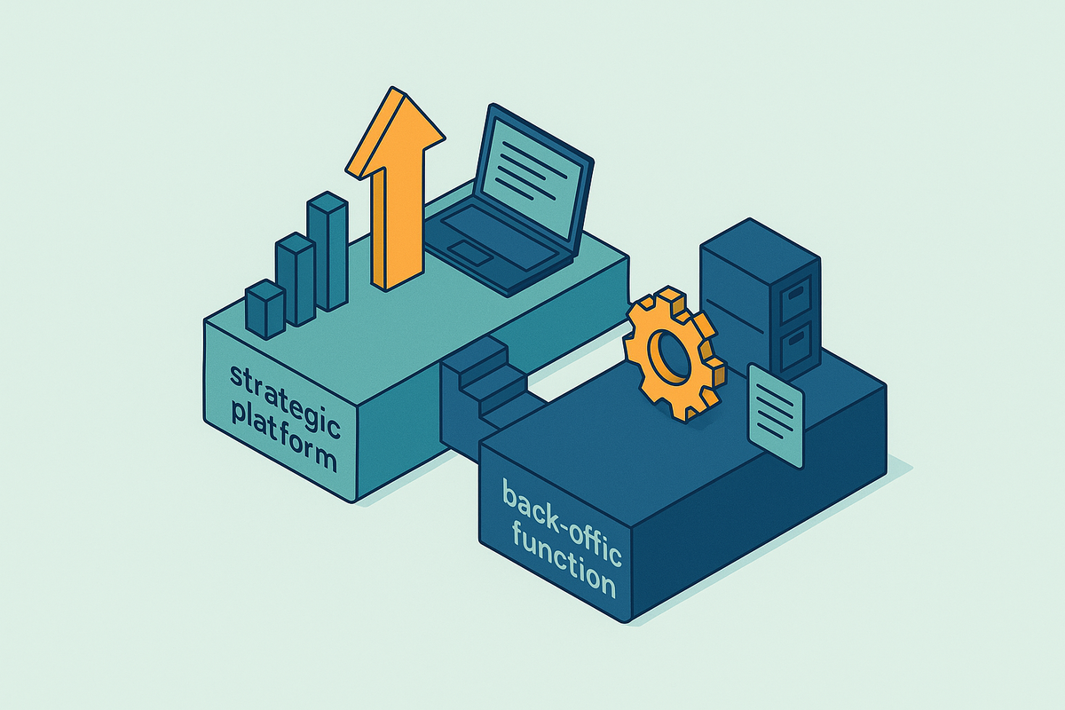 Cover illustration for “OSS as a Strategic Platform vs Back-Office Function”