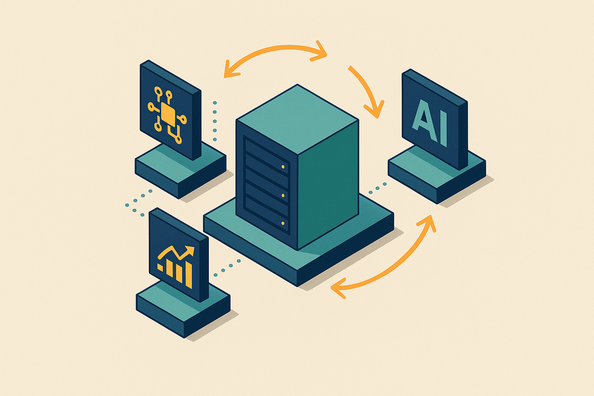 Cover illustration for “Operations Orchestration in AI-Native Service Provider Environments”
