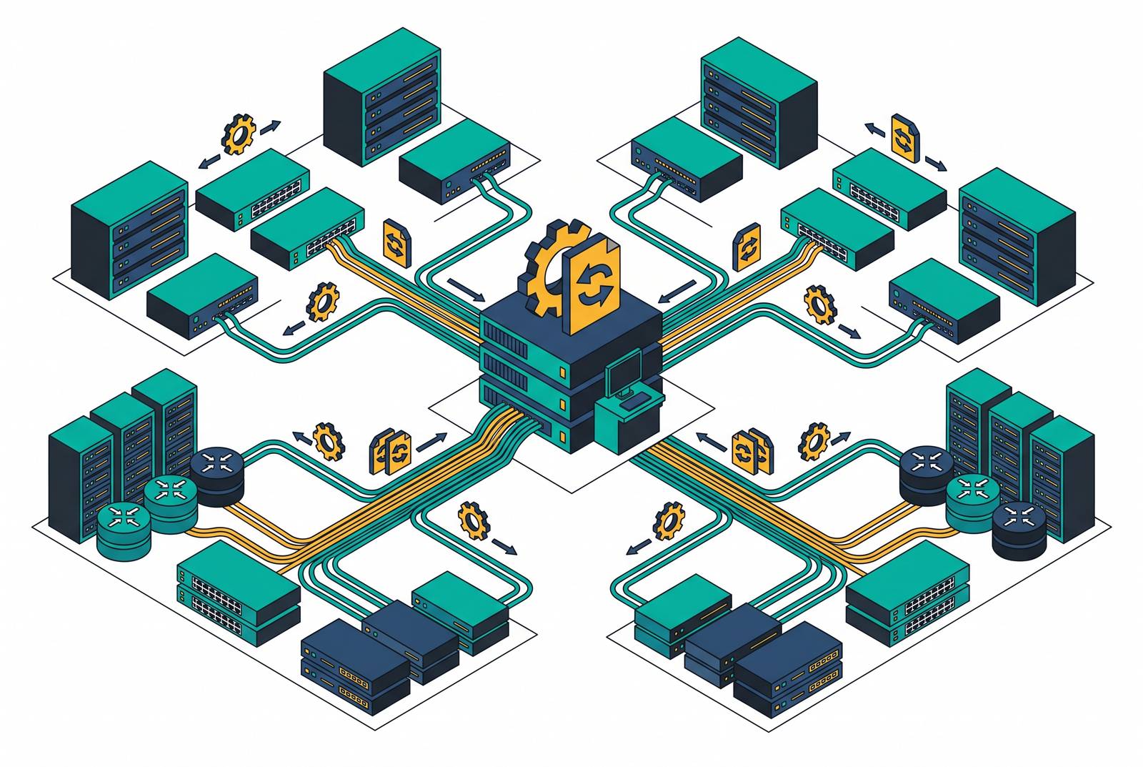 Cover illustration for “Software Configuration Management in Service Provider Networks”