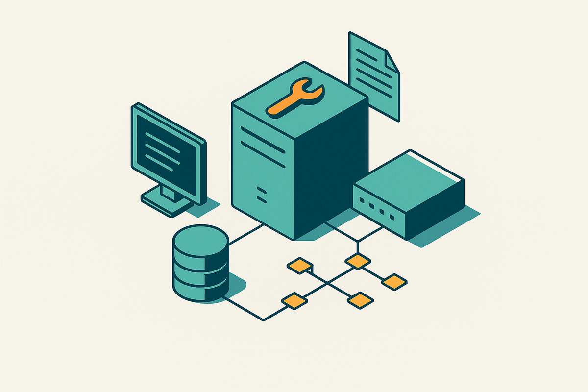 Cover illustration for “Configuration Management in Network OSS Platforms”