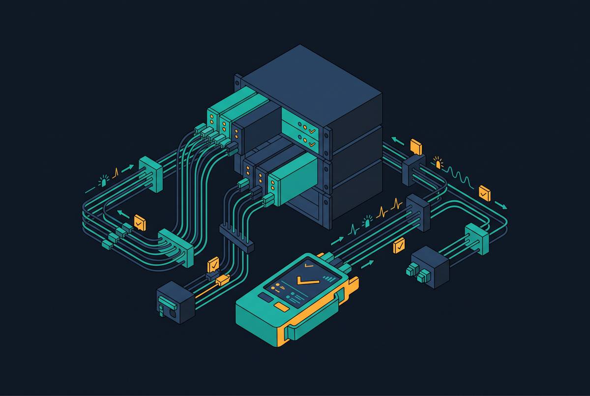 Cover illustration for “Service Activation Testing in Fiber and Carrier Networks”