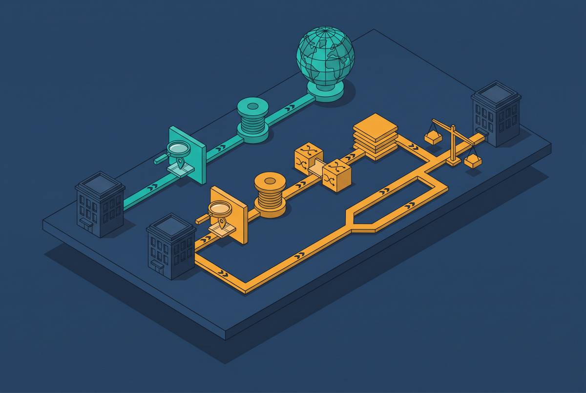 Cover illustration for “Qualification Workflow Differences for Dedicated Internet vs Carrier Ethernet”