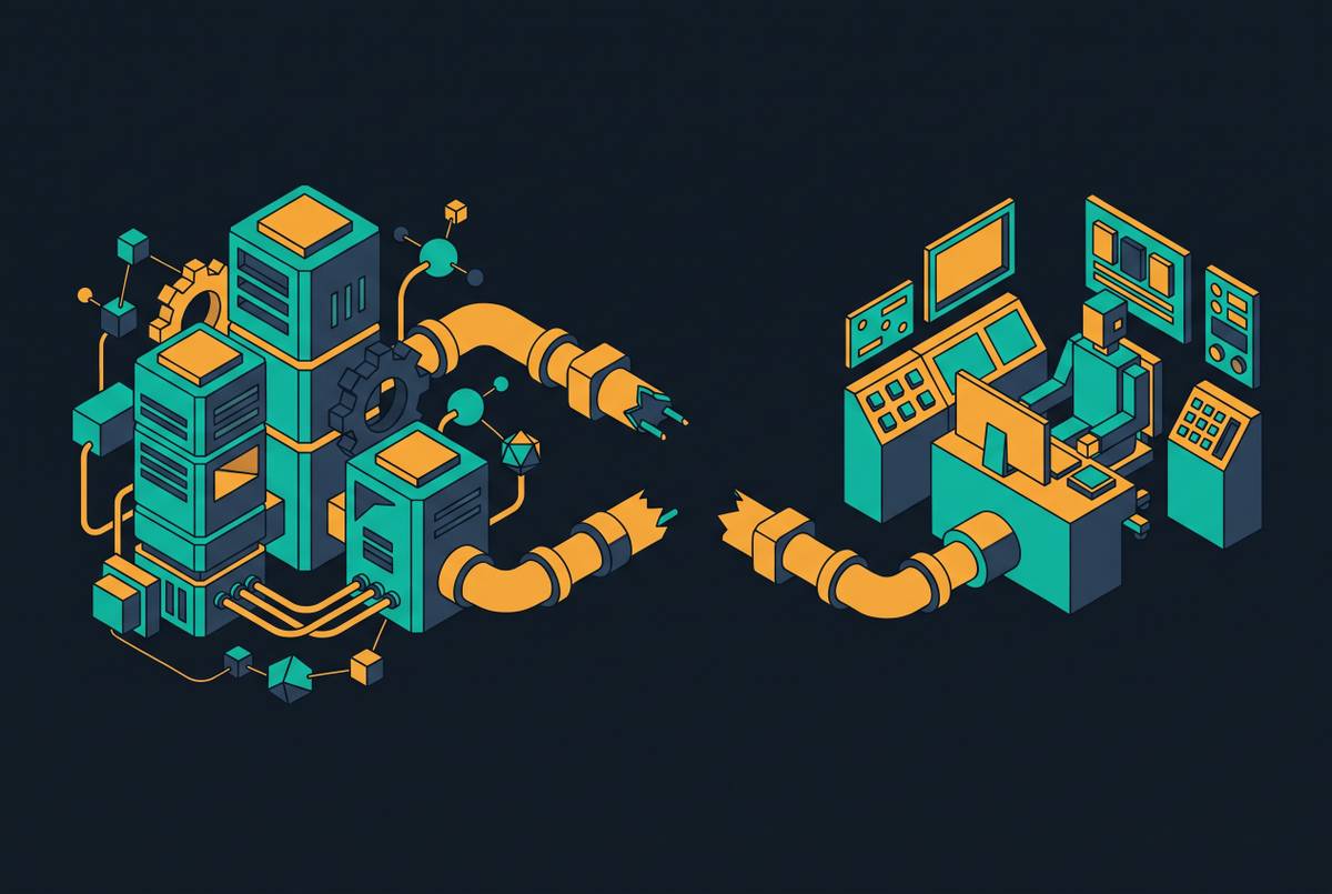Cover illustration for “What Breaks When AI Agents Share No State With Human Operators”