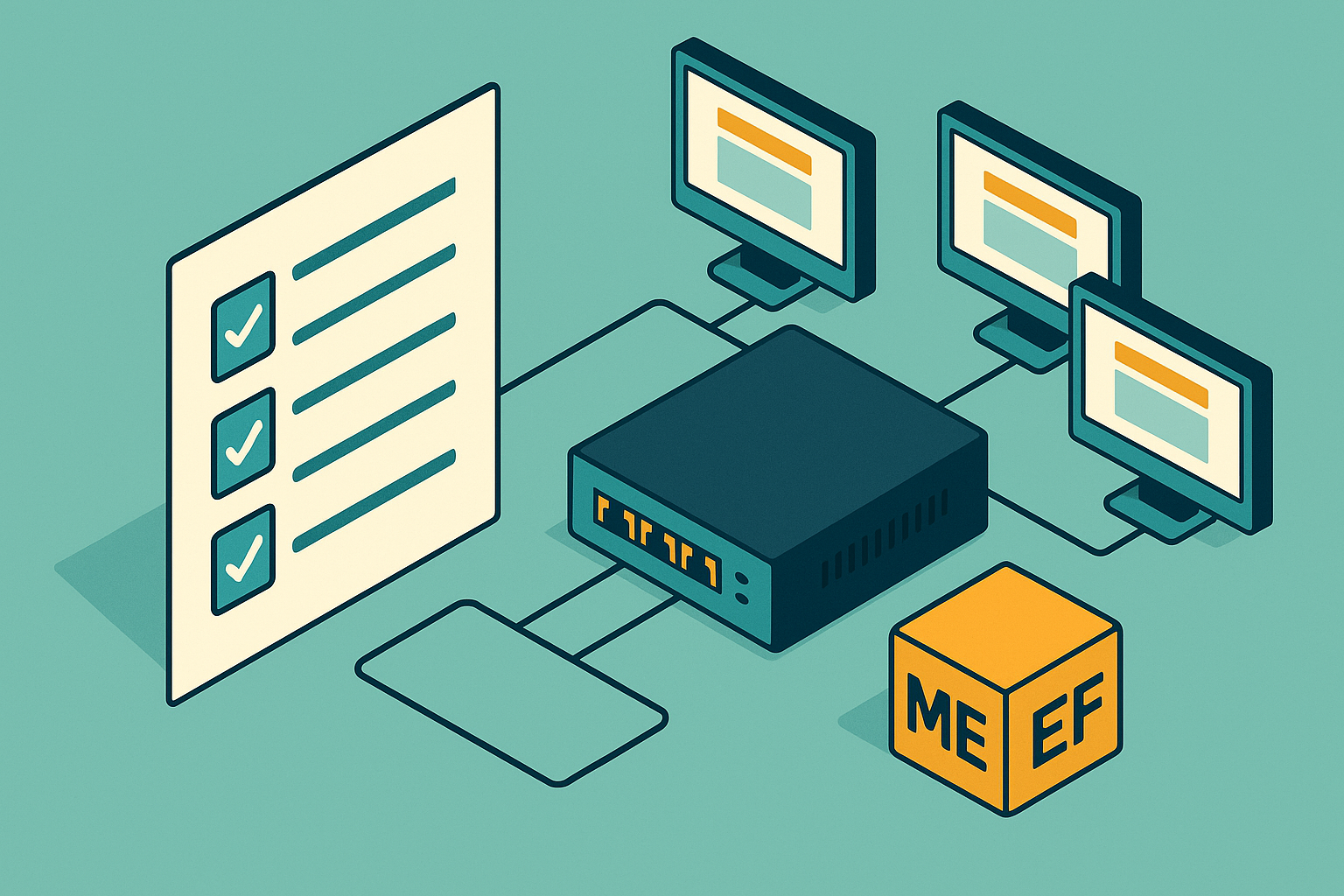 Cover illustration for “MEF 3.0 Certification Requirements for Carrier Ethernet Operators”