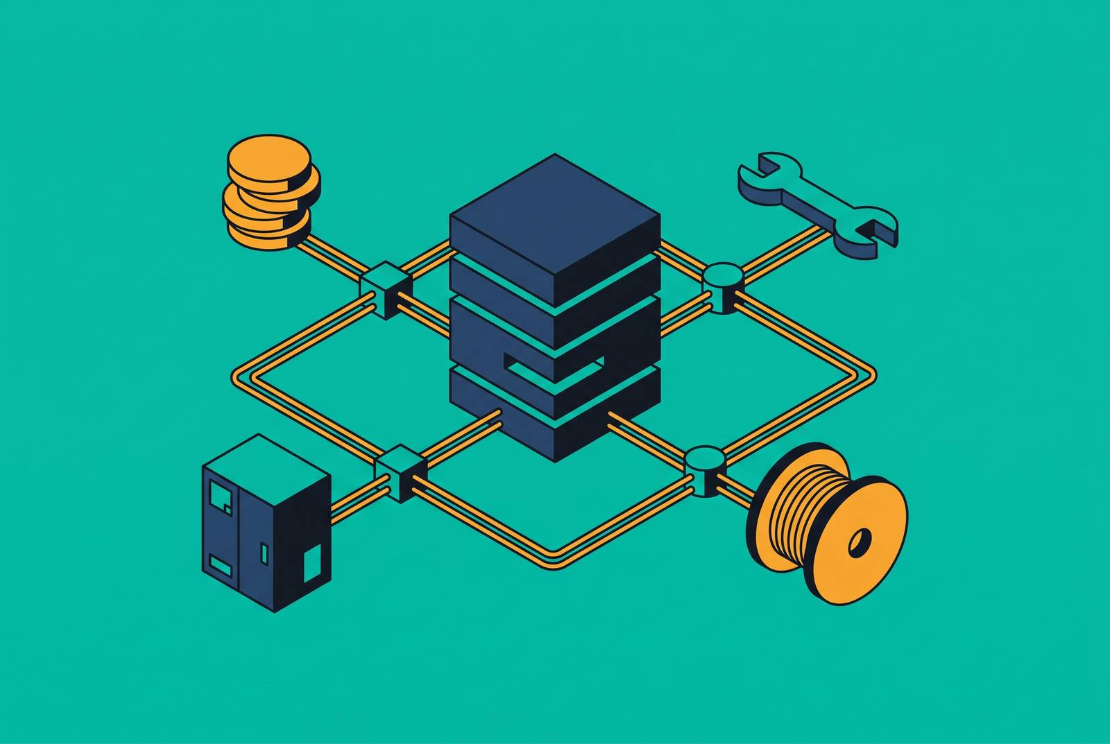 Cover illustration for “OSS Total Cost of Ownership for Fiber Operators”