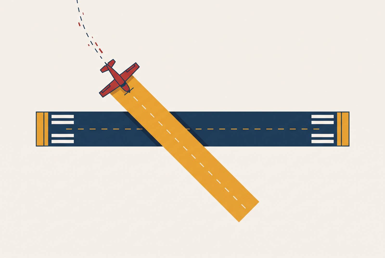 Cover illustration for “Wrong-Surface Landing Incidents at Uncontrolled Airports”